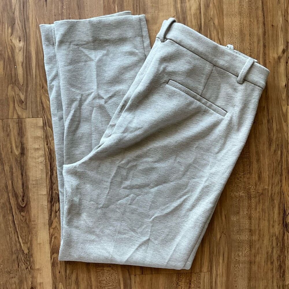 Theory Womens Flat Front Solid Casual Skinny Crea… - image 1